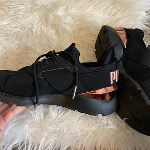 puma muse satin rose gold